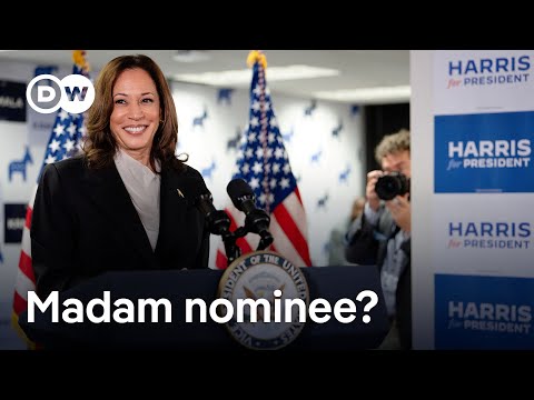 Poll says Harris has enough delegates to be Democratic nominee | DW News