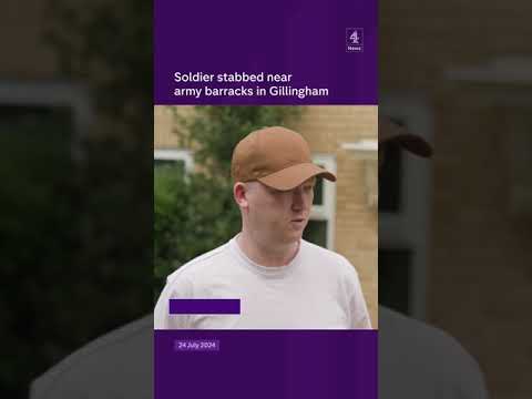 Soldier stabbed near army barracks in Gillingham