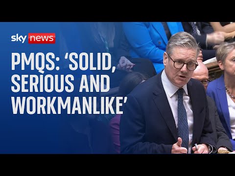‘Workmanlike’ PMQs for Starmer’s first outing – Sky’s Sam Coates analysis