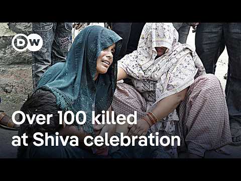 Over 100 killed in stampede at event in India | DW News