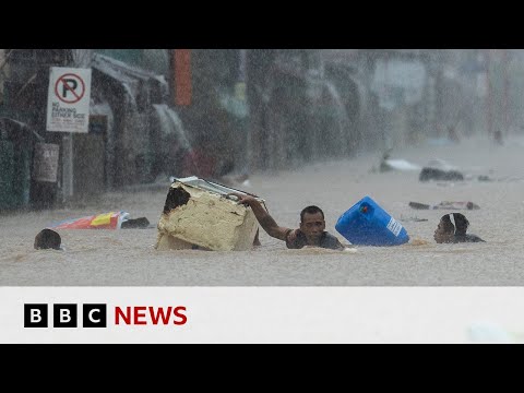 Typhoon Gaemi makes landfall in Taiwan with two dead and hundreds injured | BBC News