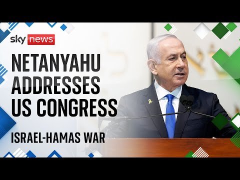 Benjamin Netanyahu addresses US Congress