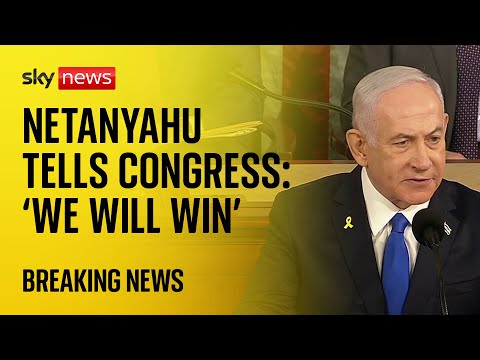 Netanyahu calls protestors ‘Iran’s useful idiots’ as he addresses Congress | Israel-Hamas war