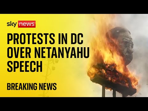 US: Six arrested inside Capitol building as Netanyahu calls protesters ‘Iran’s useful idiots’