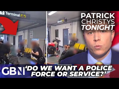 WATCH: Manchester airport video sparks OUTRAGE – Better police approach than Leeds riots?