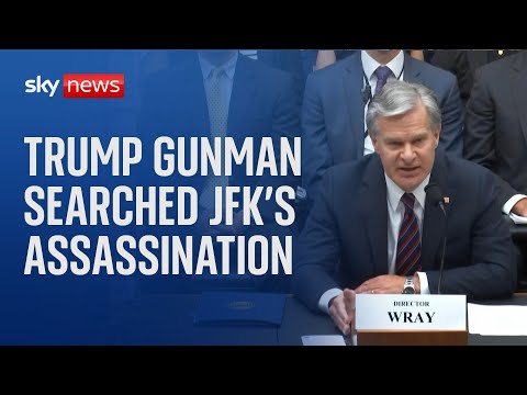 Donald Trump gunman researched details on John F Kennedy’s assassination, FBI says