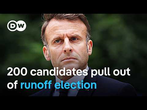 Can French parties’ team-up strategy block the far right from winning power? | DW News