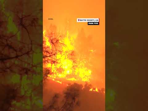 See timelapse footage of California’s massive Park Fire