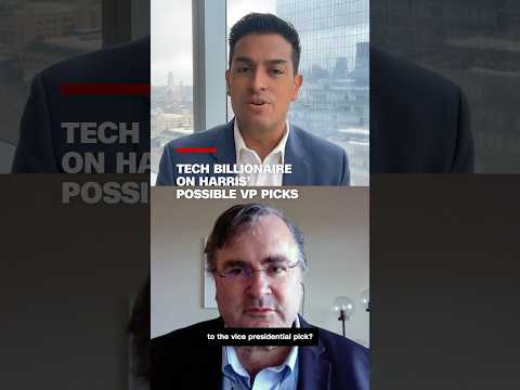 Tech billionaire on Harris’ possible VP picks #cnn #news
