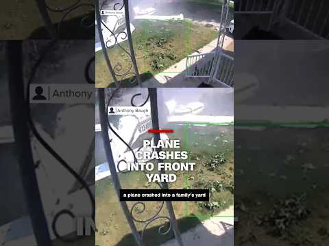 Plane crashes into front yard