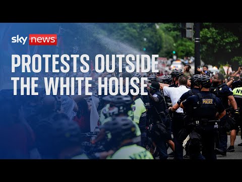 Protesters outside White House amid Netanyahu’s US visit