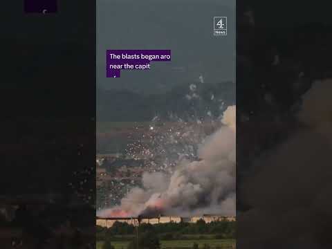 At least one killed in huge Bulgaria firework factory explosion