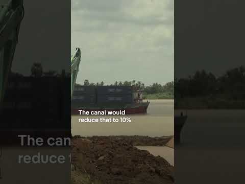 Cambodia’s China funded $1.7 billion canal | DW News