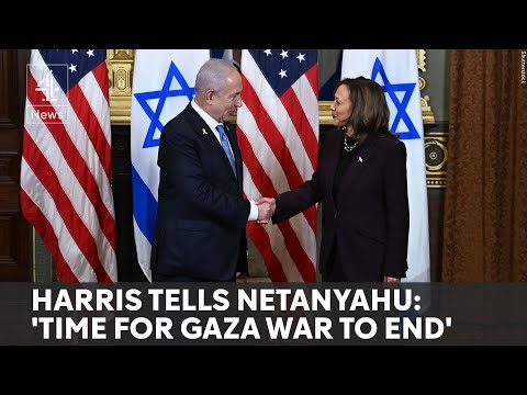 Harris tells Netanyahu ‘it is time’ to end Gaza war