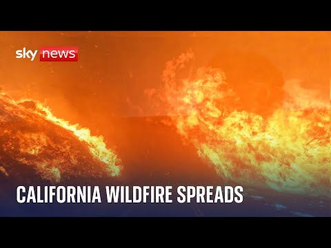 California’s largest wildfire spreads threatening thousands of homes