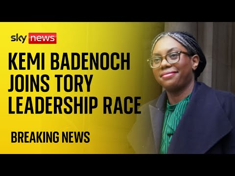 Kemi Badenoch enters Conservative leadership race to replace Rishi Sunak