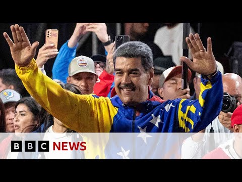 Venezuela’s Maduro declared winner in disputed presidential vote | BBC News