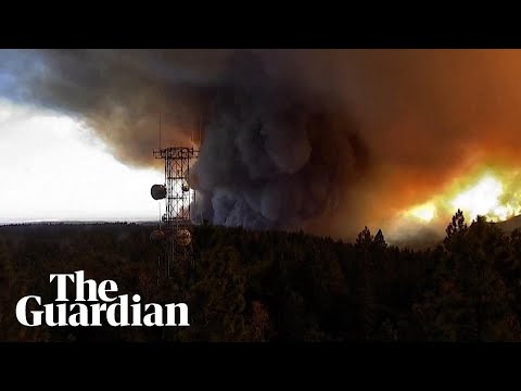 Timelapse footage shows ‘fire tornado’ form in California wildfire