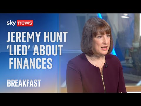 Jeremy Hunt ‘lied’ about the state of the public finances, chancellor claims