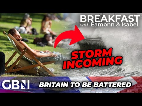 Severe FLOOD warning sweeps Britain as SAVAGE ‘thunderstorm’ to ECLIPSE heatwave in DAYS