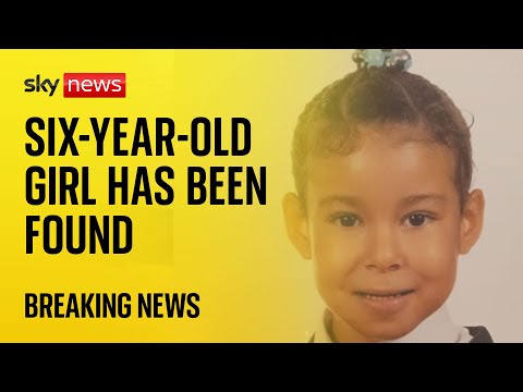 Missing six-year-old girl found safe and well, police say