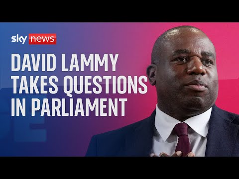 Watch live: Foreign Secretary David Lammy takes questions in Parliament