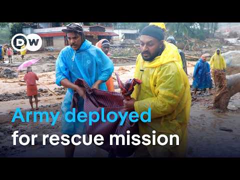Landslides kill dozens in India’s Kerala state, hundreds feared trapped I DW News