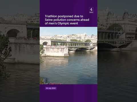Triathlon postponed due to Seine pollution concerns ahead of men’s Olympic event