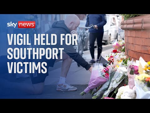 Watch live: Vigil held for victims of Southport stabbings