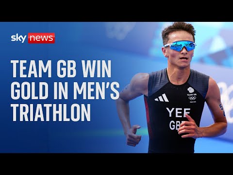 Paris Olympics: Team GB’s Alex Yee wins triathlon gold after sensational comeback