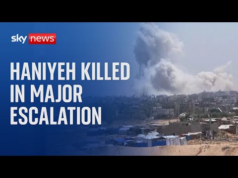 Iran: Assassination of Hamas political leader Haniyeh provokes regional conflict