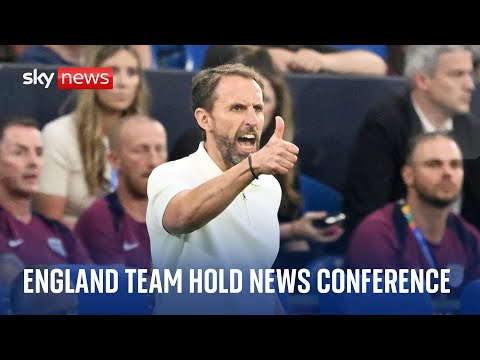 Watch live: England team hold news conference ahead of Saturday’s match against Switzerland