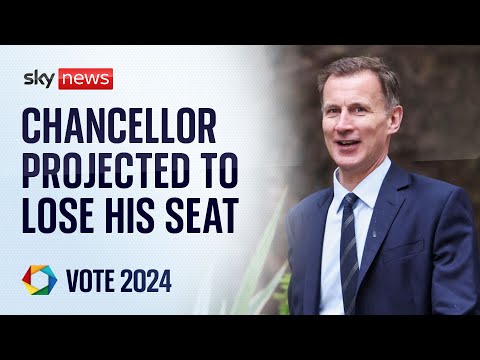 Exit poll: Jeremy Hunt could be first ever sitting chancellor to lose his seat