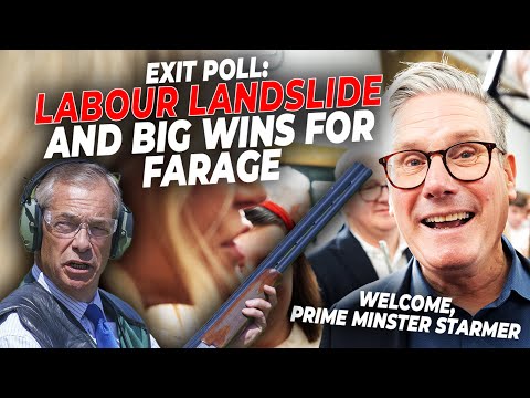 BREAKING: Exit Poll Projects Labour Landslide, Reform Win Big, SNP Destroyed | UK General Election