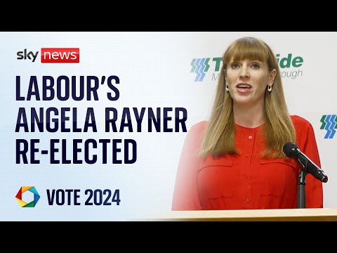 Labour’s deputy leader Angela Rayner re-elected | Vote 2024