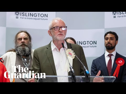 Jeremy Corbyn re-elected MP for Islington North as independent