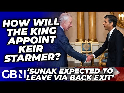 Rishi Sunak will ‘LEAVE via BACK EXIT’ at Buckingham Palace to ‘preserve dignity’ after Labour win