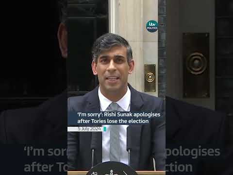 ‘I’m sorry’: Rishi Sunak apologises after Tories lose  #politics #news #itvnews