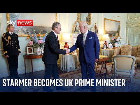 BREAKING: Sir Keir Starmer officially becomes UK’s prime minister