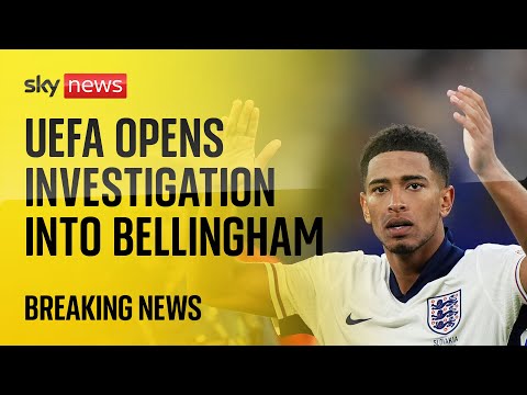 UEFA investigates gesture made by Jude Bellingham at England Euro 2024 game against Slovakia