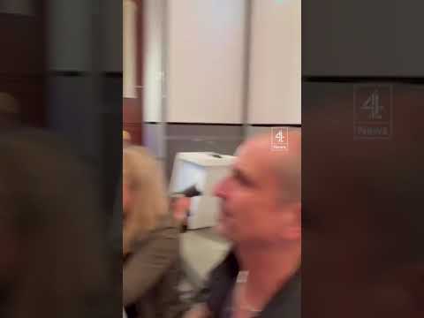 Farage heckled multiple times at Reform UK speech