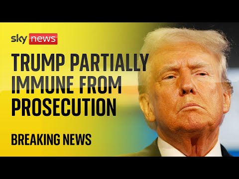 BREAKING: Trump partially immune from prosecution – Supreme Court