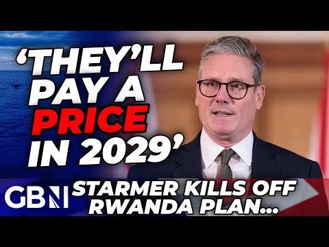 Migrant crisis: ‘Labour will let people through to clear backlog’ as Keir Starmer AXES Rwanda plan