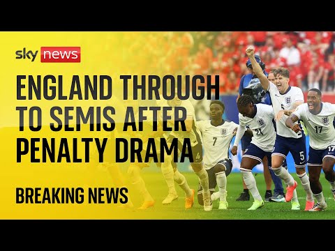 BREAKING: England survive penalty shootout thriller to make Euros semi-finals