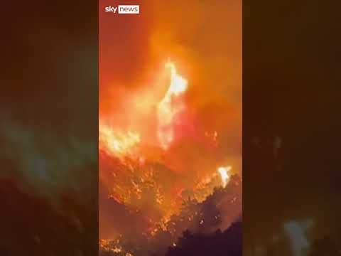 Wildfire grows in California