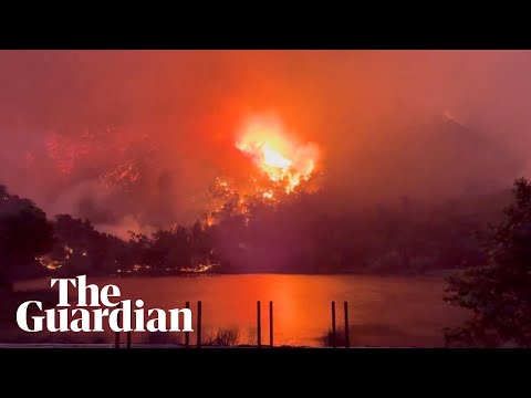 California firefighters battle huge blazes amid heatwave and dry conditions