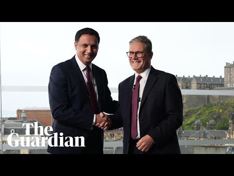 Starmer says Labour will ‘deliver for Scotland’ as he arrives in Edinburgh to begin UK tour