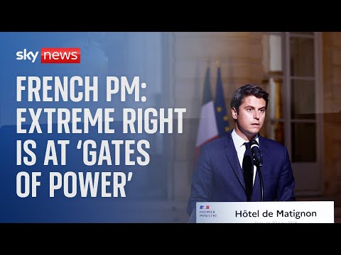 France elections: PM warns extreme right is at ‘gates of power’