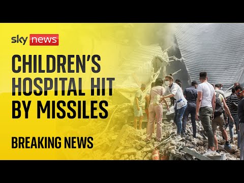 Children’s hospital in Ukraine hit after deadly Russian missile attack