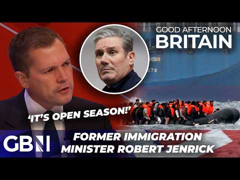 ‘Starmer has SURRENDERED to the people smugglers!’ – Former Immigration Minister Robert Jenrick